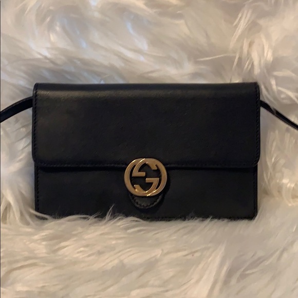 Gucci Handbags - Gucci Wallet Crossboy Bag Authentic Used